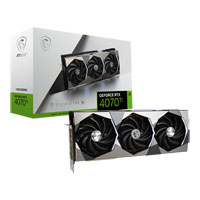 MSI NVIDIA GeForce RTX 4070 Ti SUPRIM X 12GB Ada Lovelace Graphics Card