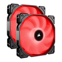 Corsair AF140 140mm Red LED 3-Pin Refurbished Dual Fan Pack