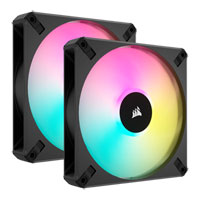 Corsair iCUE AF140 RGB ELITE Black 140mm 2 Fan + Lighting Node CORE Pack