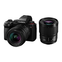 Panasonic Lumix S5II Mirrorless Camera with S 20-60mm + 50mm Lenses