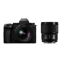 Panasonic Lumix S5IIX Mirrorless Camera with S 20-60mm + 50mm Lenses