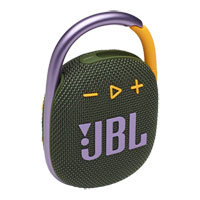 JBL CLIP 4 Rechargable Bluetooth Speaker Green