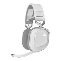 Corsair HS80 7.1 White Wireless RGB Gaming Headset Factory Refurbished