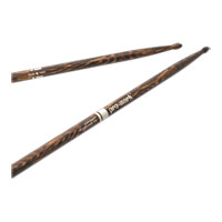 ProMark Classic Forward 7A FireGrain Hickory Drumstick, Oval Wood Tip