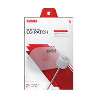 Evans EQ Double Pedal Patch, Clear Plastic
