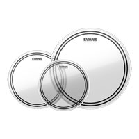 Evans EC2 Tompack, Clear, Rock (10 Inch, 12 Inch, 16 Inch)