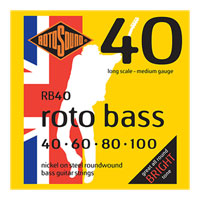 Rotosound Roto Bass Medium Nickel Long Scale Bass Strings (40-100) RB40