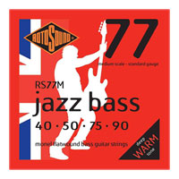 Rotosound Jazz Bass 77 Medium Scale Bass Strings (40-90) RS77M