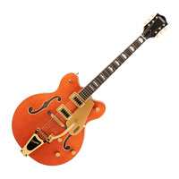 Gretsch G5422TG Electromatic Classic Hollow Body Double-Cut with Bigsby, Orange Stain