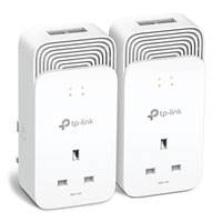 tp-link G.hn2400 Passthrough Powerline HomePlug 2x Ethernet Ports Kit