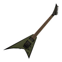 Jackson X Series Rhoads RRX24 Matte Army Drab with Black Bevels