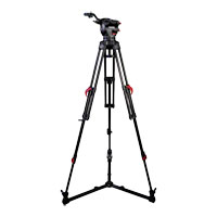 Cartoni Focus 10 System 2-ST Red Lock Floor Spreader Tripod Kit