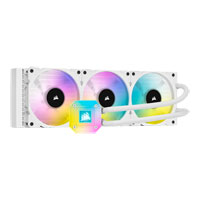 Corsair 360mm H150i ELITE CAPELLIX WHITE RGB Intel/AMD CPU Liquid Cooler Factory Refurbished