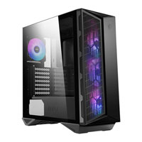 MSI MPG GUNGNIR 111R Black Mid Tower Tempered Glass PC Gaming Case