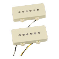 Fender Cunife Cobalt Chrome Jazzmaster Pickup Set