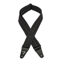 Fender x Wrangler Denim Strap, Washed Black Stitch