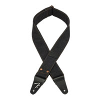 Fender x Wrangler Riveted Denim Strap, Black