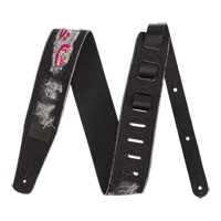 Fender x Wrangler Ripped Denim Strap, Black