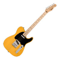 Squier Sonic Telecaster, Maple Fingerboard, Black Pickguard, Butterscotch Blonde