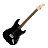 Squier Sonic Stratocaster HT H, Laurel Fingerboard, Black Pickguard, Black