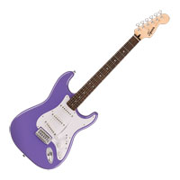 Squier Sonic Stratocaster, Laurel Fingerboard, White Pickguard, Ultraviolet