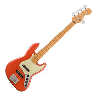 Fender Player Plus Jazz Bass V - Fiesta Red