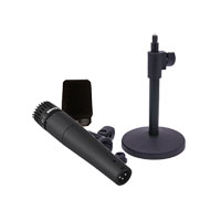 Shure SM57 Dynamic Instrument Microphone, Stand and Windshield