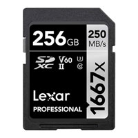 Lexar Professional 1667x SDXC Silver Series 256GB