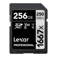 Lexar Professional 1667x SDXC Silver Series 256GB