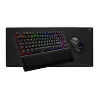Tecware Phantom RGB 88-Key Mechanical Keyboard, Exo Mouse, Wrist and Mouse Pad eSports Bundle