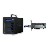 HighPoint RocketStor 6434TS 4 Bay 12Gb/s SAS Hardware RAID Tower Enclosure HDD/SSD