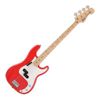 Fender Made In Japan Limited International Colour Precision Bass, Maple Fingerboard, Morocco Red