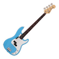 Fender Made In Japan Limited International Colour Precision Bass, Rosewood Fingerboard, Maui Blue
