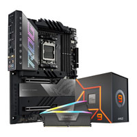 ASUS ROG CROSSHAIR X670E HERO + AMD Ryzen 9 7950X CPU + 64GB Corsair RAM Bundle