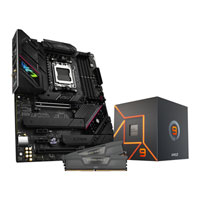 ASUS ROG Strix B650E-F GAMING WIFI + AMD Ryzen 9 7900 CPU + 32GB Corsair RAM Bundle