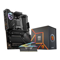 MSI MPG X670E CARBON WIFI + AMD Ryzen 9 7900X CPU + 32GB Corsair RAM Bundle