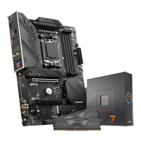 MSI MAG B650 TOMAHAWK WIFI + AMD Ryzen 7 7700X CPU + 32GB Corsair RAM Bundle