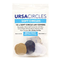 URSA Soft Circles, 5x White, 5x Black, 5x Beige & 30 Stickies