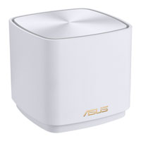 ASUS Dual-Band ZenWiFi XD4 Plus (1-Pack) AX1800 Home Mesh WiFi System - White