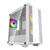 DeepCool CC360 ARGB WH Tempered Glass White Micro ATX Gaming Case