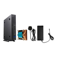 CiT LT100 Ultra-Thin Mini-ITX PC Case with 120W Laptop Adapter and CPU Air Cooler