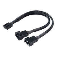 Akasa PWM Fan Splitter Cable Braided 15cm