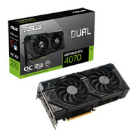 ASUS NVIDIA GeForce RTX 4070 12GB DUAL OC Ada Lovelace Graphics Card