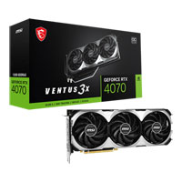 MSI NVIDIA GeForce RTX 4070 12GB VENTUS 3X OC Ada Lovelace Graphics Card
