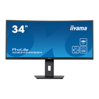 iyama ProLite XCB3494WQSN-B5 34" UWQHD 120Hz VA USB-C Dock Monitor