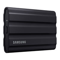 £70 CASHBACK Samsung T7 Shield Portable 4TB SSD USB3.2 Gen2 USB-C/A Black