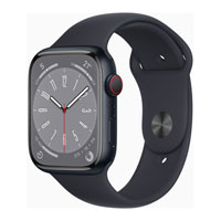 Apple Watch Series 8 GPS + Cellular Smart Watch - Midnight