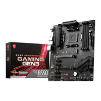 MSI AMD B550 Gaming GEN3 PCIe 3.0 ATX Refurbished Motherboard