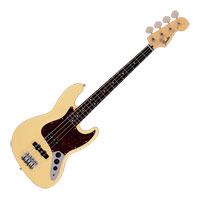 Fender Made in Japan Junior Collection Jazz Bass®, Rosewood Fingerboard, Satin Vintage White