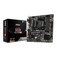 MSI AMD B450M PRO-VDH MAX Micro-ATX Motherboard